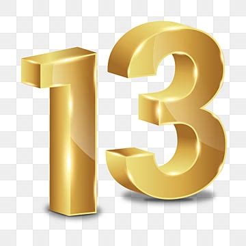 number thirteen png transparent images   vector files pngtree