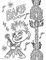 Trolls Barb Coloring Tour Pages Xcolorings Noncommercial Individual Print Only Use sketch template