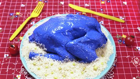 tasting with our eyes why bright blue chicken looks so strange the