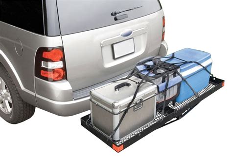 highland hitch mounted cargo carrier hitch mount cargo carrier