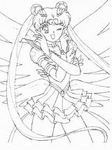 Coloring Moon Pages Sailor Printable Popular sketch template