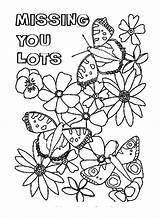 Coloring Miss Pages Sympathy Thinking Missed Printable Sheets Colouring Big Adult Color Kids Fro Heart Because Flower Mother Getcolorings Mothers sketch template
