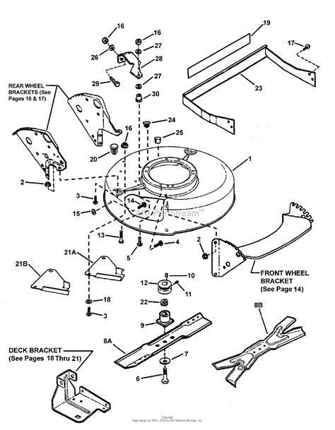 snapper wmrbv    hp steel deck  series  parts diagram  cutting deck blade