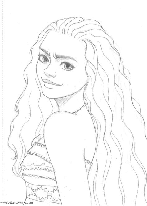 moana coloring pages  maderath  printable coloring pages
