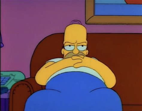Create Meme Homer On The Couch Homer Simpson Is Lazy Homer Simpson