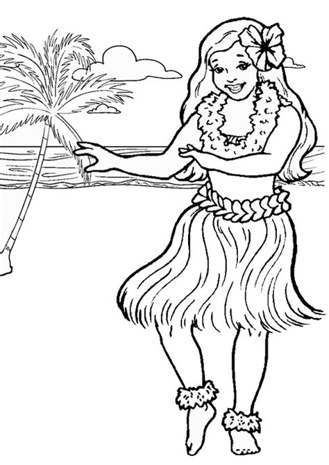 hawaiian coloring pages printable printable word searches