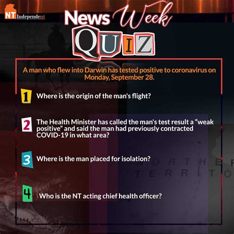 News Week Quiz October 4 Nt Independent