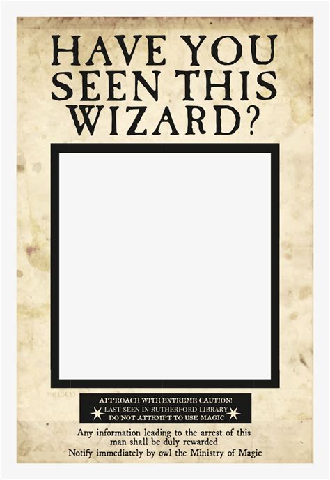 wanted poster  harry potter