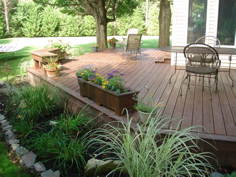 decks  home deck landscaping deck designs backyard deck garden