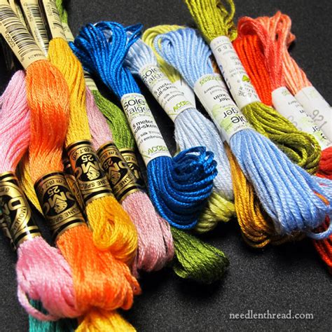silk hand embroidery thread   started  silk