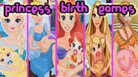 Disney Princess Birth Games Compilation Ariel