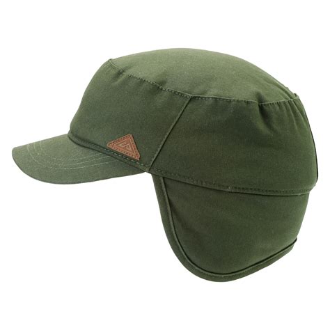 kathmandu mens fleece lined hat foldable earflap winter cap  green ebay