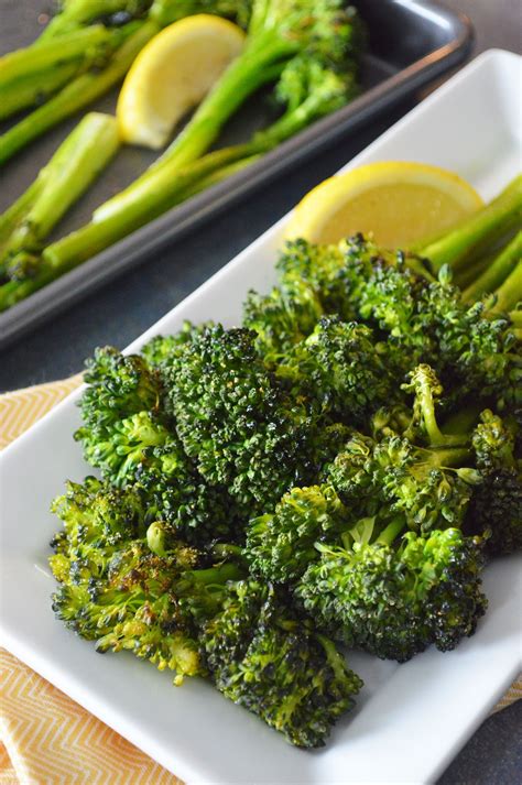 this simple lemon garlic roasted broccoli is the perfect side dish to