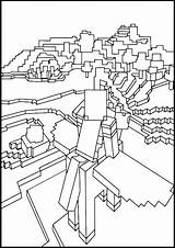 Coloring Pages Minecraft Herobrine Printable Wither Storm Getcolorings Color sketch template