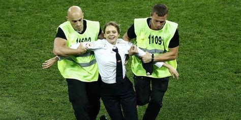 the world cup pussy riot protesters have been arrested