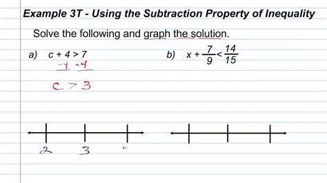 solving inequalities  addition  subtraction algebra