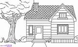 House Drawing Simple Kids Sketch Easy Dream Paintingvalley Mansion Draw Children Sketches Drawings sketch template
