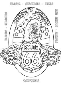 route  postcard coloring book