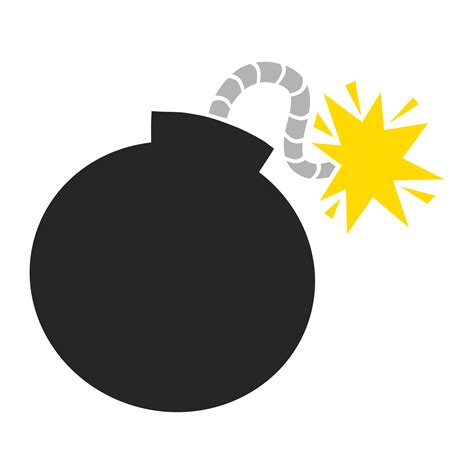 bomb icon  vector art   downloads