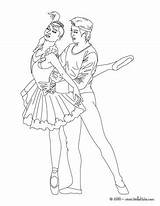 Coloring Ballet Pages Couple Dance Dancers Hellokids Color Print Ballerina Team Colouring Färglägg Paintings Barbie Getcolorings Choose Board sketch template