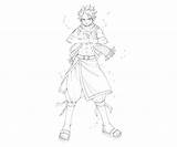 Fairy Natsu Tail Coloring Pages Dragneel Fight Skill Another Fullbuster Gray Template sketch template