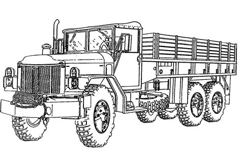 truck coloring pages  printable