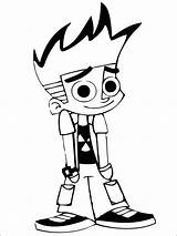 Johnny Test Coloring Pages Getcolorings Printable Color sketch template