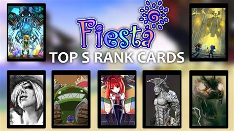 Fiesta Online Top S Rank Collection Cards Youtube