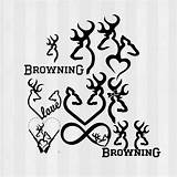 Browning Svg Cricut Cut Deer Logo Clipart Silhouette sketch template