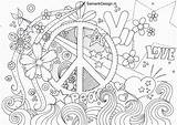 Coloring Pages Adult Peace Kleurplaat Kleurplaten Voor Colouring Printable Volwassenen Doodle Mandala Skull Sandy Kleuren Kids Vrede Book Choose Board sketch template