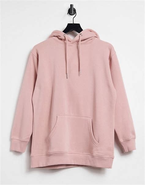 urban bliss oversized boyfriend hoodie  blush pink asos