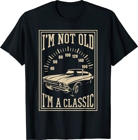Classic Old Car Vintage Collection T Shirt Uk Clothing