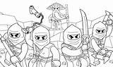 Mewarnai Ninjago Sensei Mode Story Ninjas sketch template