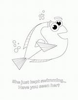 Dory Beluga sketch template