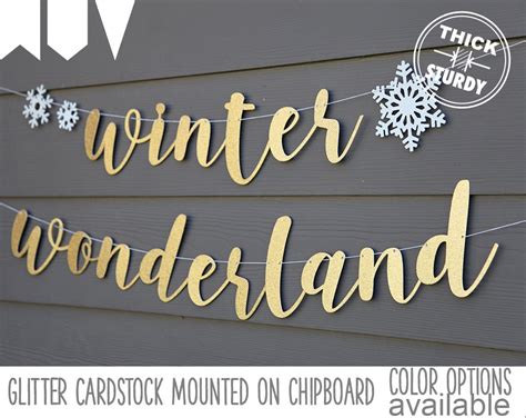 winter wonderland banner  snowflakes christmas banner