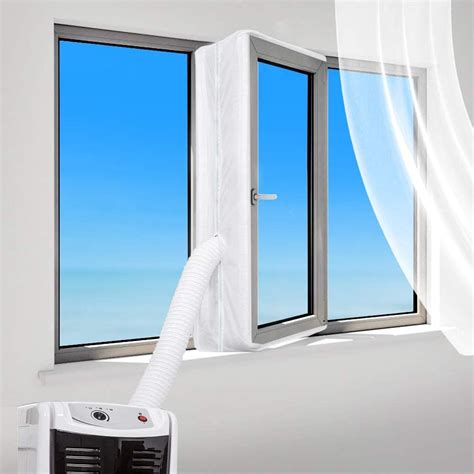 install  portable air conditioner   casementcrank window  btu casement