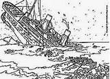 Titanic Coloring Pages Kids Sheets Inspire sketch template
