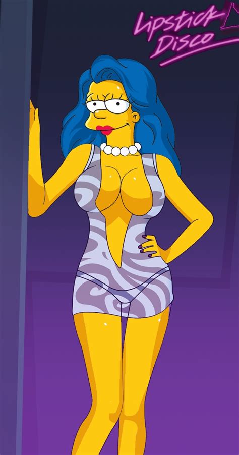 rule 34 disco dress fjm marge simpson tagme the simpsons 3773902