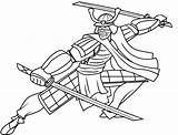 Draw Ninjas Classes Rangers Katanas Duas Divyajanani sketch template