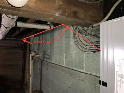 electrical   conduit required  recommended  running ser wire  unfinished space