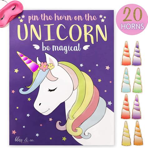 pin  horn   unicorn party game birthday party games  kids