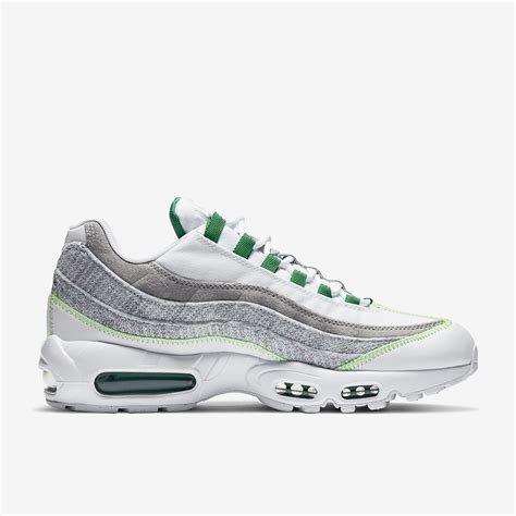 Nike Air Max 95 White Classic Green Electric Green Trainers Mens