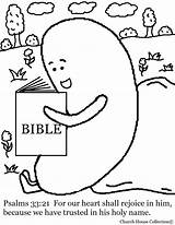 Coloring Jelly Bean Bible Reading Kids Psalms Printable Pages Easter Church Churchhousecollection Sunday School Childrens Jellybean House Popular sketch template