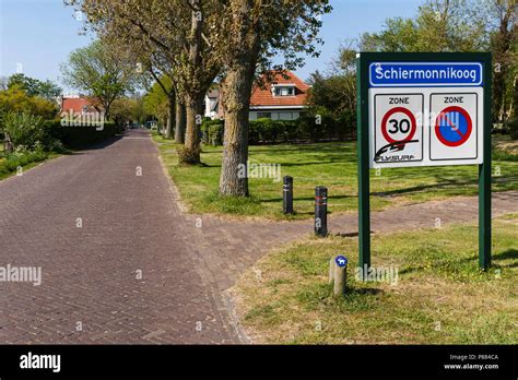 plaatsnaambord van schiermonnikoog city sign  schiermonnikoog stock photo alamy
