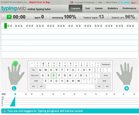 typingweb offers  trackable typing program  homeschoolers