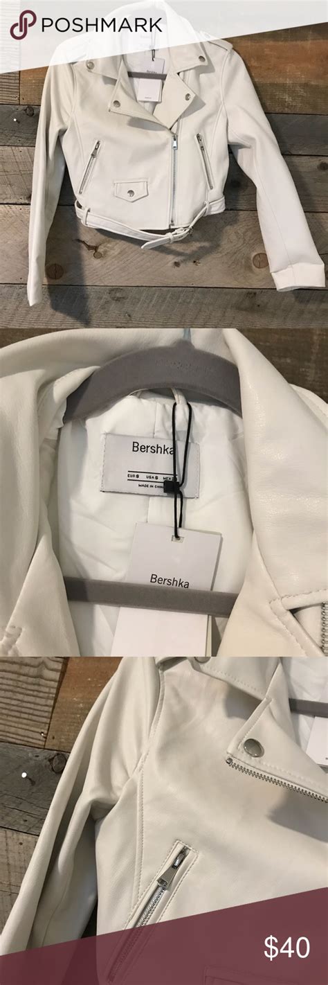 bershka white leather jacket brand   tags super soft faux leather jacket bershka jackets