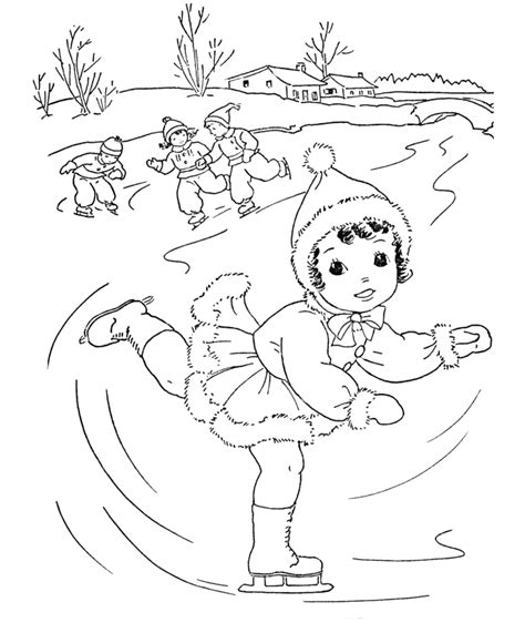winter coloring pages coloring kids