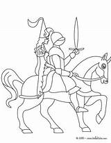 Knight Princess Horseback Pages Coloring Fantasy Knights Hellokids Color Print Google Dessin Amb Cerca Agriculteur Visit Online Médiévales sketch template
