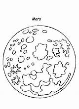 Mars Coloring Planet Pages God War Drawing Kids Roman Printable Color Getdrawings Getcolorings sketch template