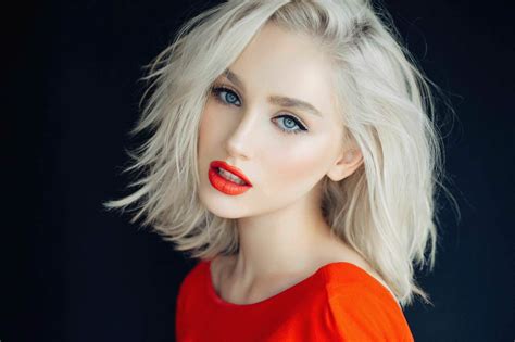 free photo blonde hair woman adult person hairstyle